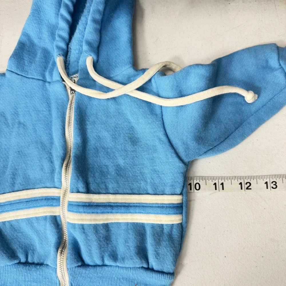 Vintage ShirTees Blue Acrilan Tracksuit Set 9 Mnths Made in USA Zip Hoodie Pants